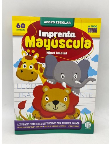 APOYO ESCOLAR , IMPRENTA MAYUSCULA - NIVEL INICIAL