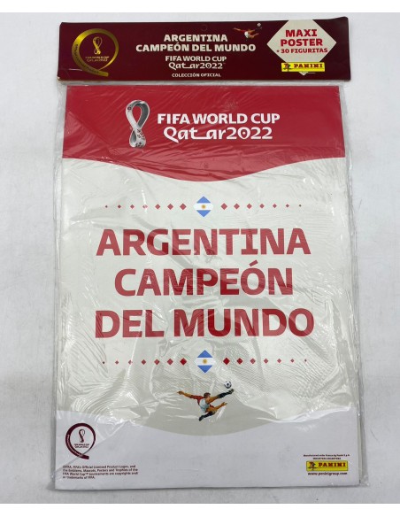 POSTER ARGENTINA CAMPEON MUNDIAL 2022