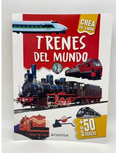 TRENES DEL MUNDO + 50 STICKERS
