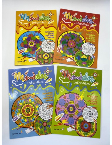 MANDALAS INFANTILES PARA PINTAR Y CREAR MUNDOS.