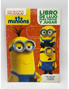 LIBRO DE LOS MINIONS PARA PINTAR Y JUGAR