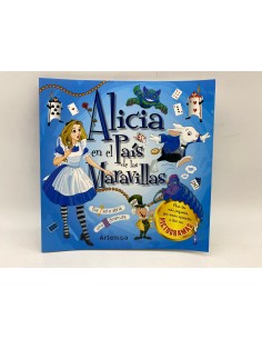 ALICIA EN EL PAIS DE LA MARAVILLAS CON PICTOGRAMAS.